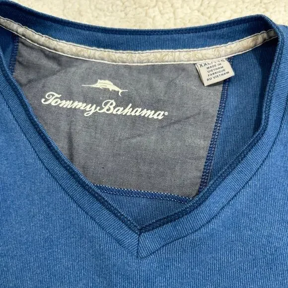 Tommy Bahama Blue Pullover Size XXL